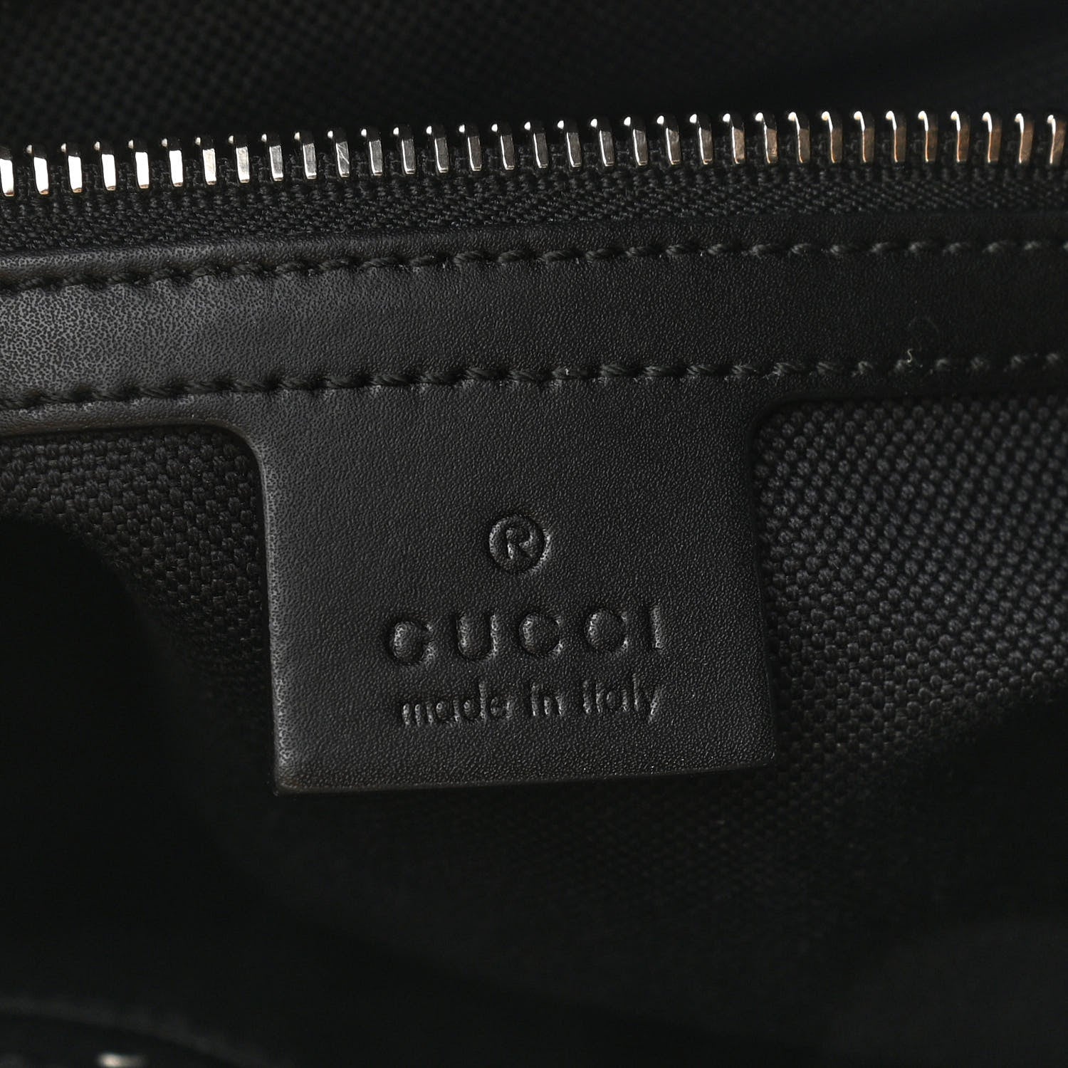Gucci GG Supreme Monogram Appia Calfskin Web Flat Messenger Bag Black Grey 6 of 11