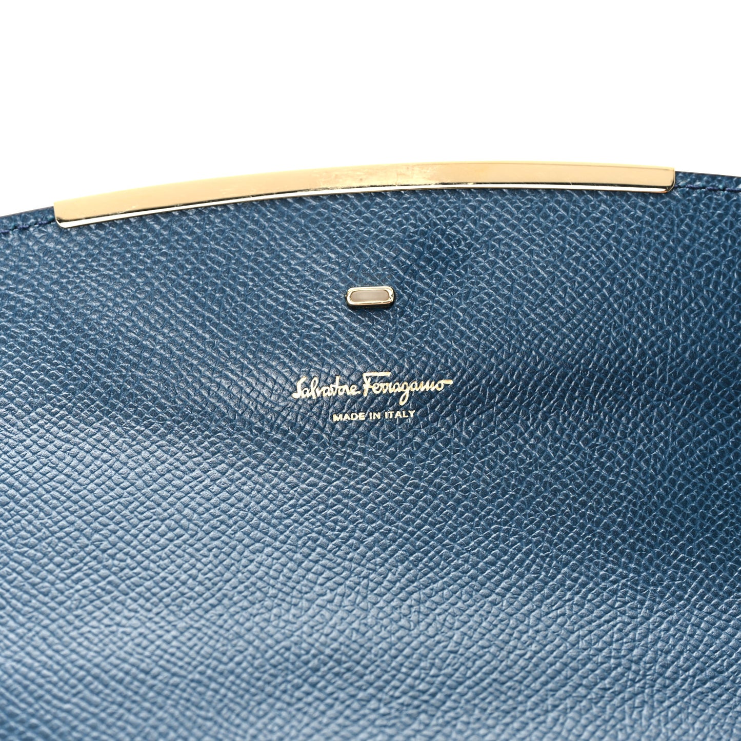 Printed Calfskin Gancini Icona Mini Bag Blue