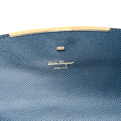 Salvatore Ferragamo Printed Calfskin Gancini Icona Mini Bag Blue 6 of 10