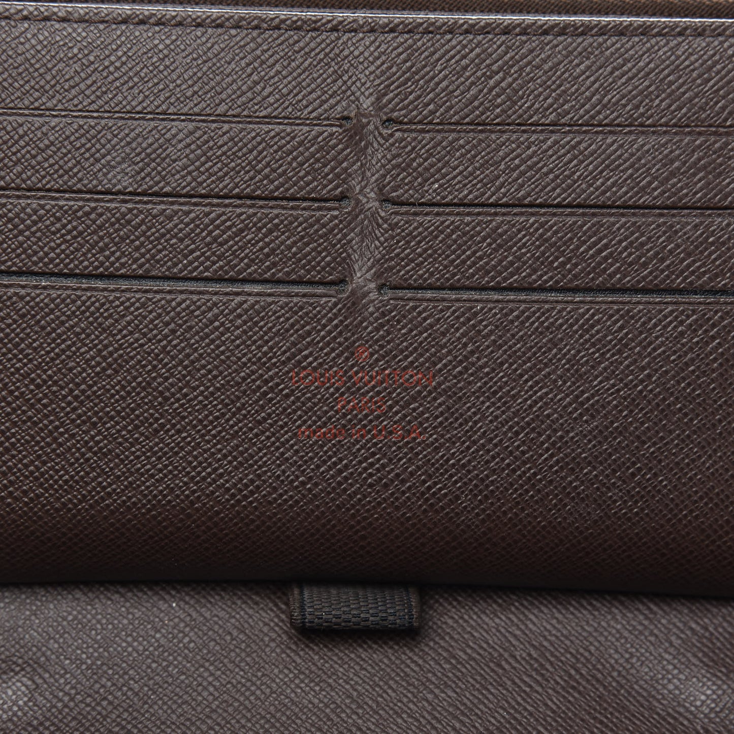 Damier Ebene Zippy Organizer Wallet