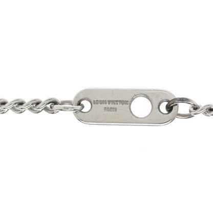 Louis Vuitton Metal LV Instinct Necklace Silver Multicolor 6 of 9