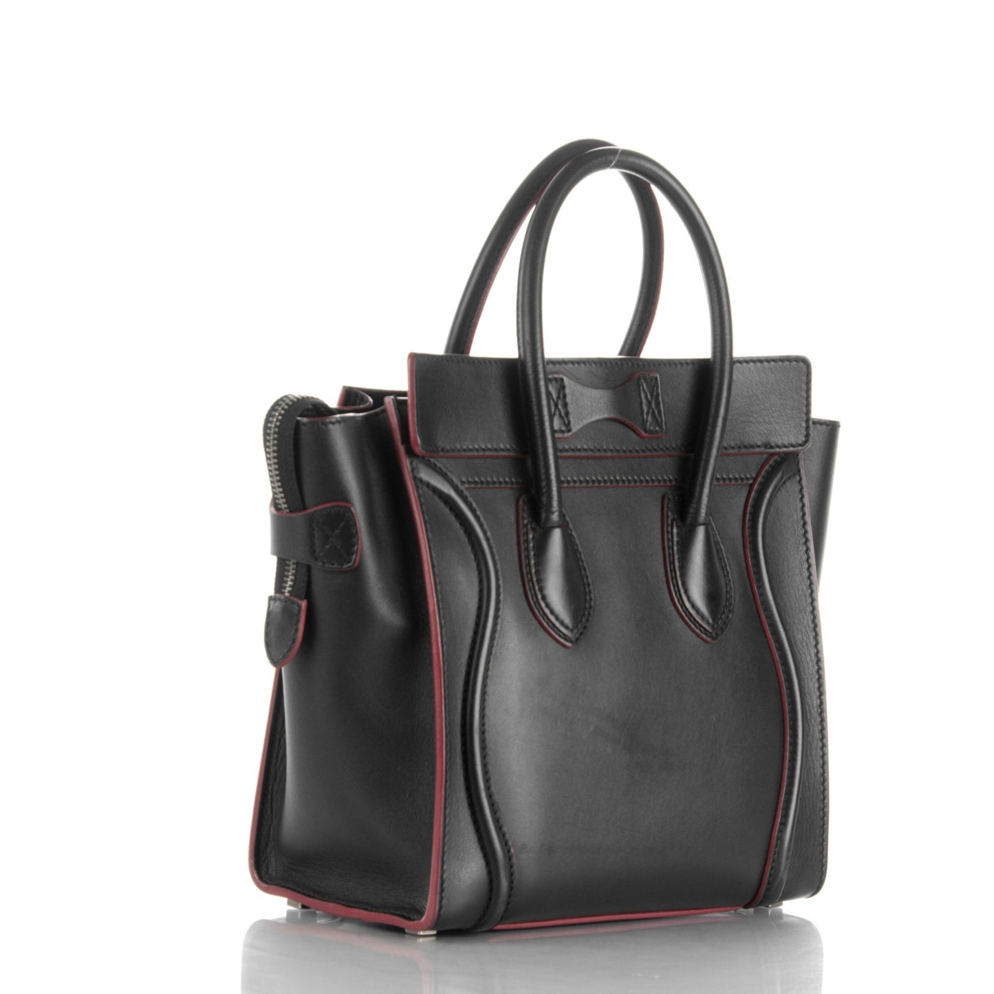 Smooth Calfskin Micro Luggage Black
