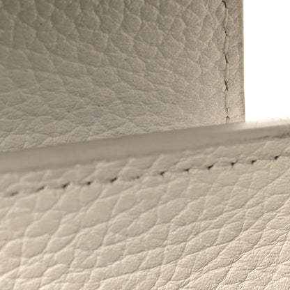 Louis Vuitton Taurillon Mini Capucines Monochrome  White 11 of 12