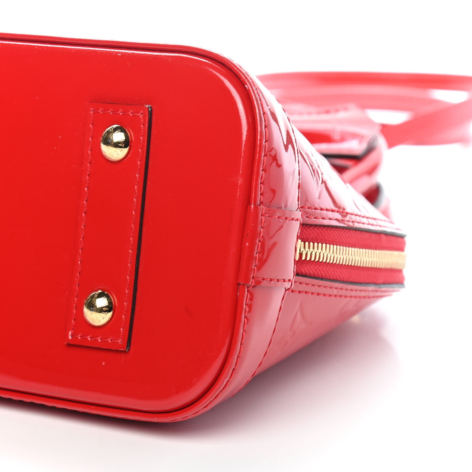 Louis Vuitton Vernis Alma BB Cherry 8 of 8