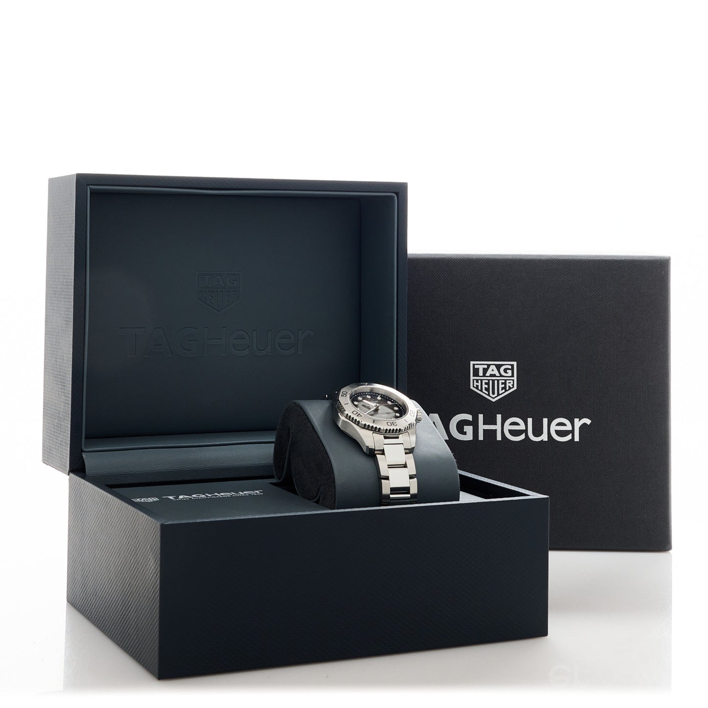 Stainless Steel Diamond 30mm Aquaracer Professional 200 Automatic Watch Black WBP2410