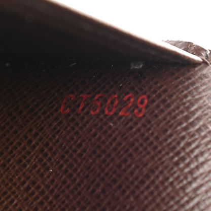 Louis Vuitton Damier Ebene Porte Valeurs Organizer Wallet 7 of 7
