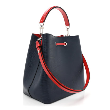 Louis Vuitton Epi Neonoe Indigo Coquelicot 3 of 14