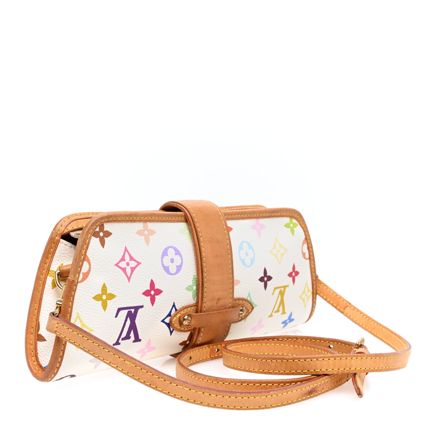 Monogram Multicolor Shirley White