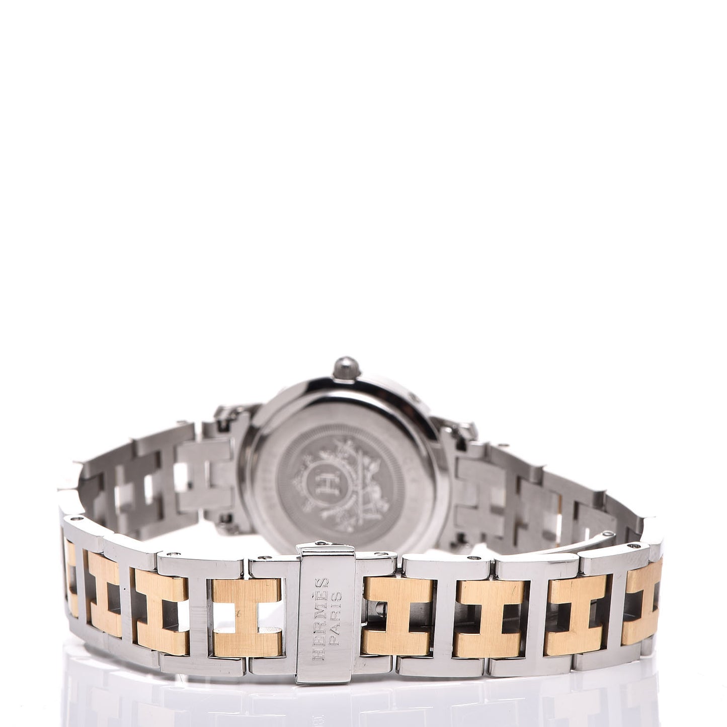 Stainless Steel 24mm Clipper Quartz Watch Gold