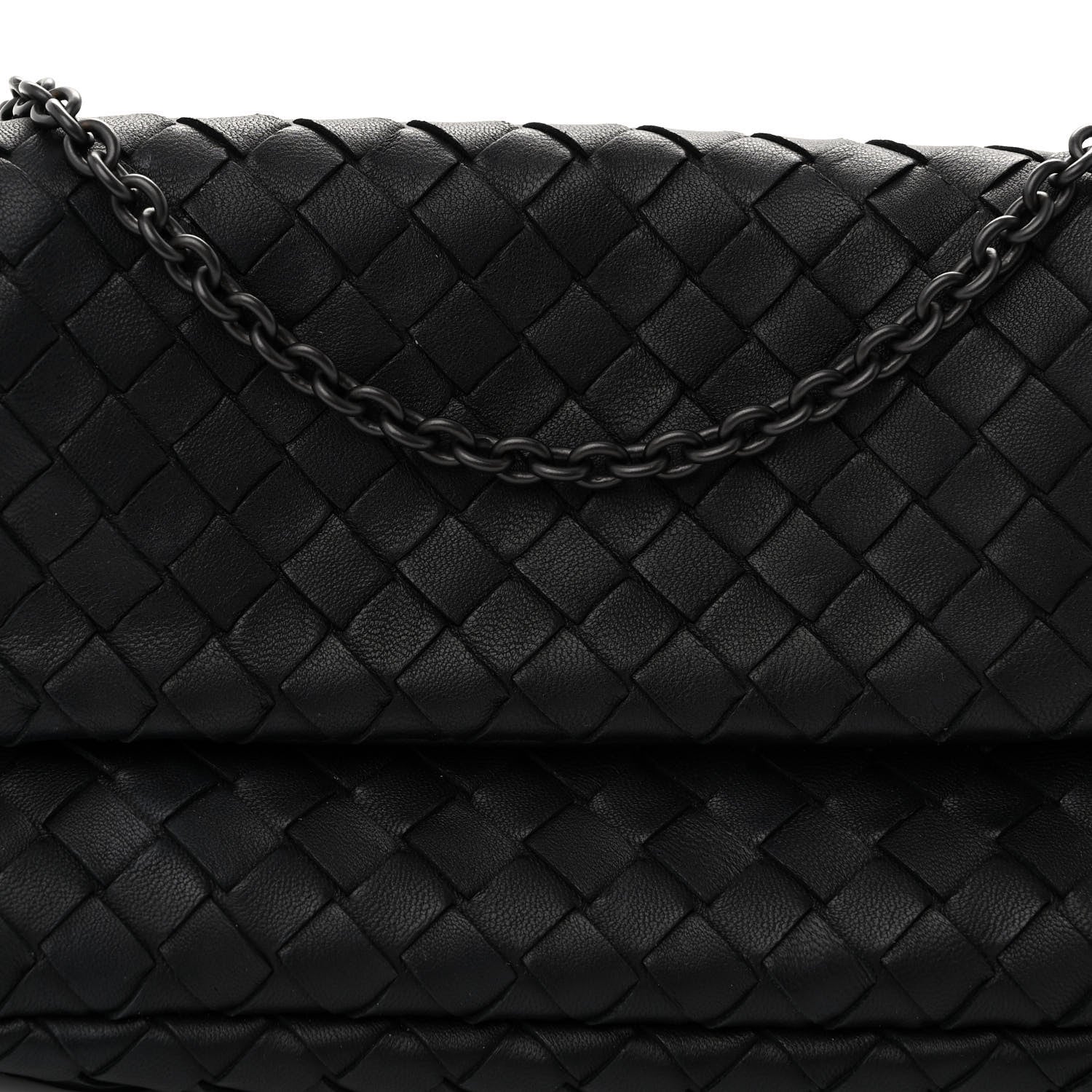 Bottega Veneta Nappa Intrecciato Mini Chain Messenger Black 8 of 10
