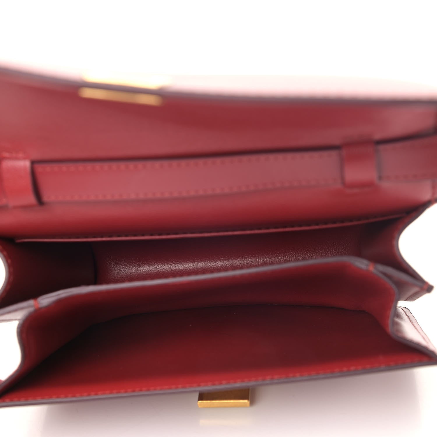 Celine Box Calfskin Teen Classic Box Flap Bag Red 4 of 6