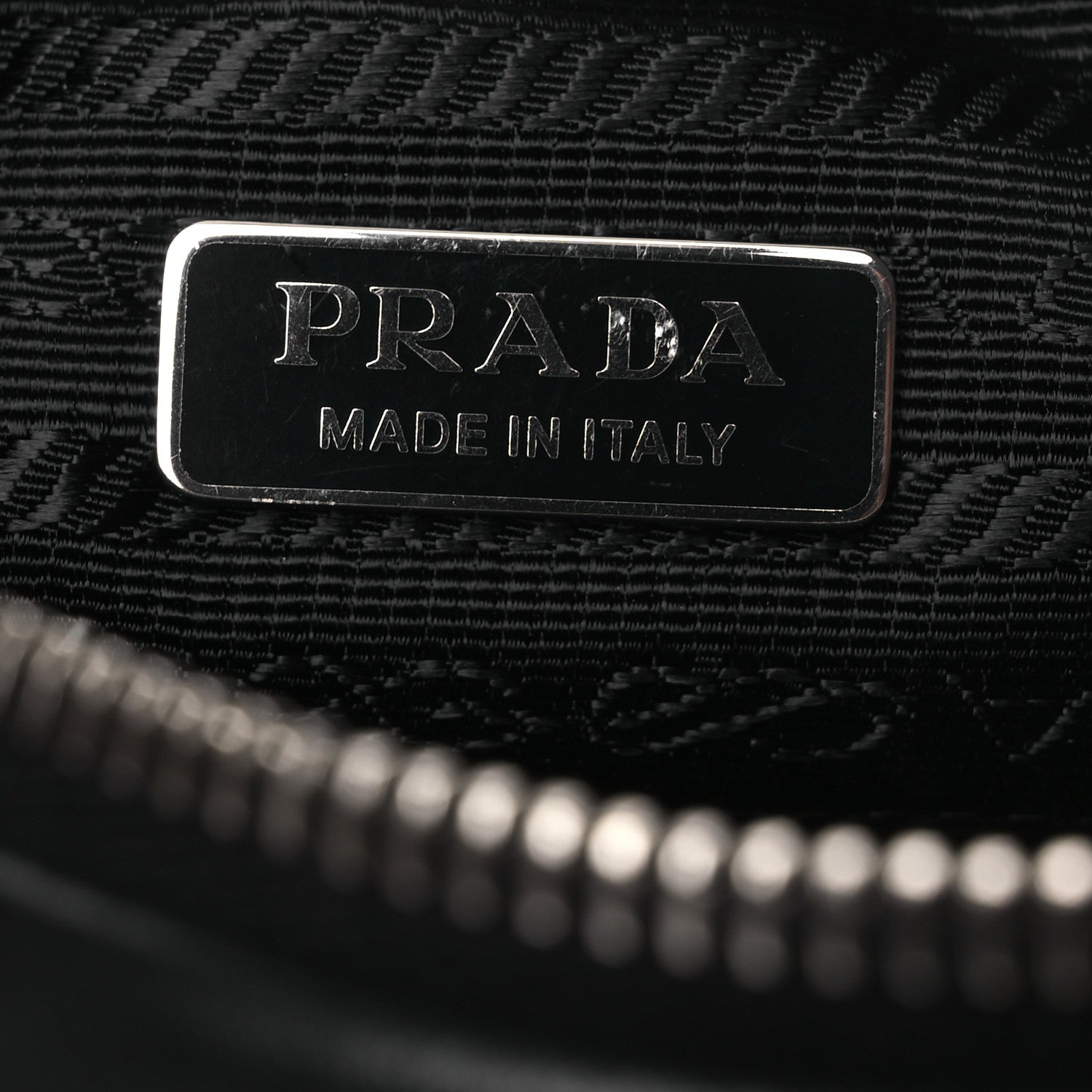 Prada Grace Lux Triangle Shoulder Bag Black 6 of 11