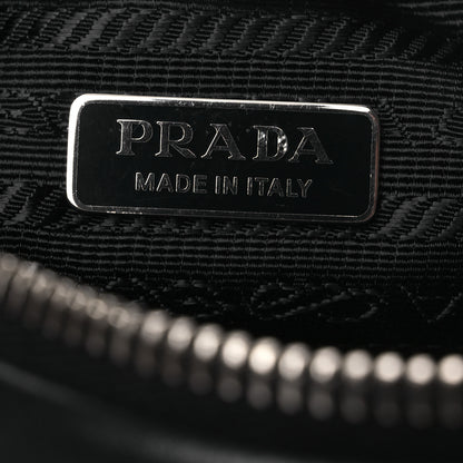 Prada Grace Lux Triangle Shoulder Bag Black 6 of 11