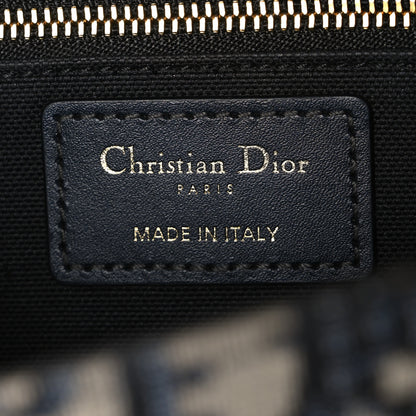 Christian Dior Oblique 30 Montaigne Flap Bag Blue 6 of 12