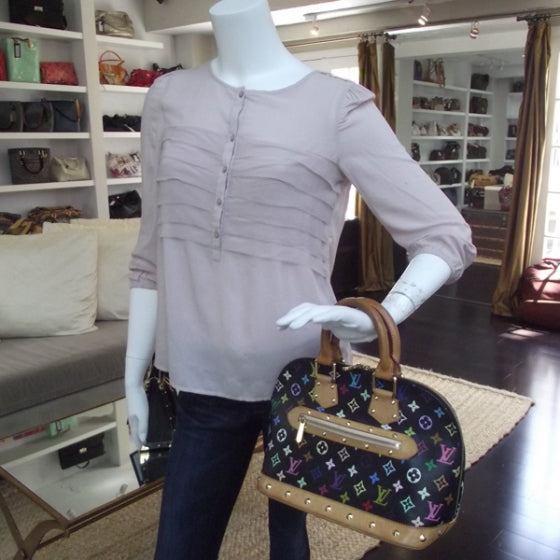 Louis Vuitton Monogram Multicolor Alma Black 2 of 9