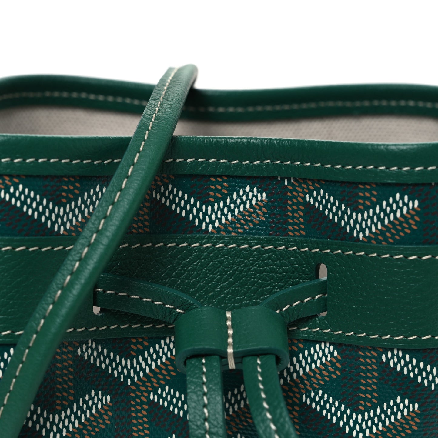 Goyardine Petit Flot Mini Bucket Bag Green