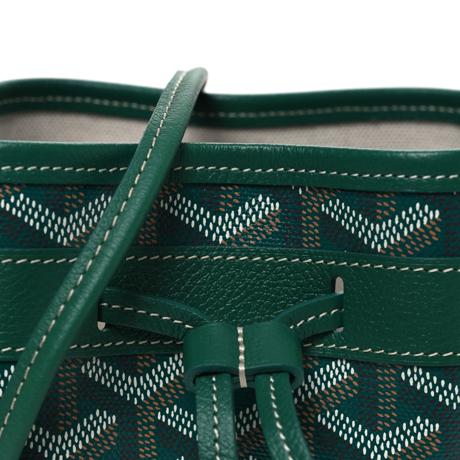 Goyard Goyardine Petit Flot Mini Bucket Bag Green 8 of 10