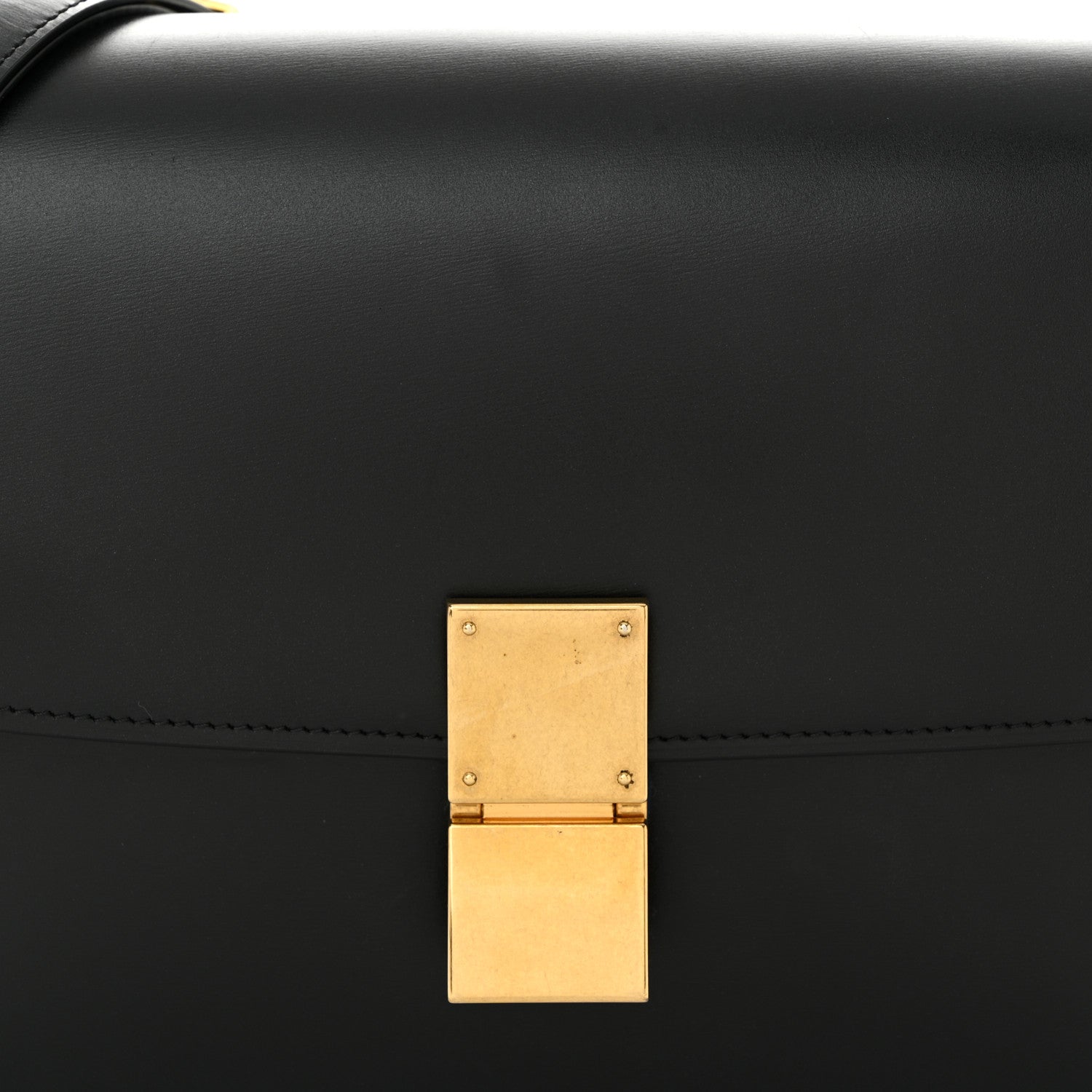 Celine Box Calfskin Medium Classic Box Flap Black 8 of 11