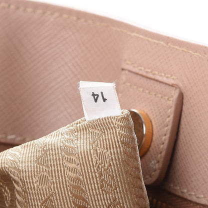 Prada Saffiano Lux Large Tote Cammeo 8 of 16