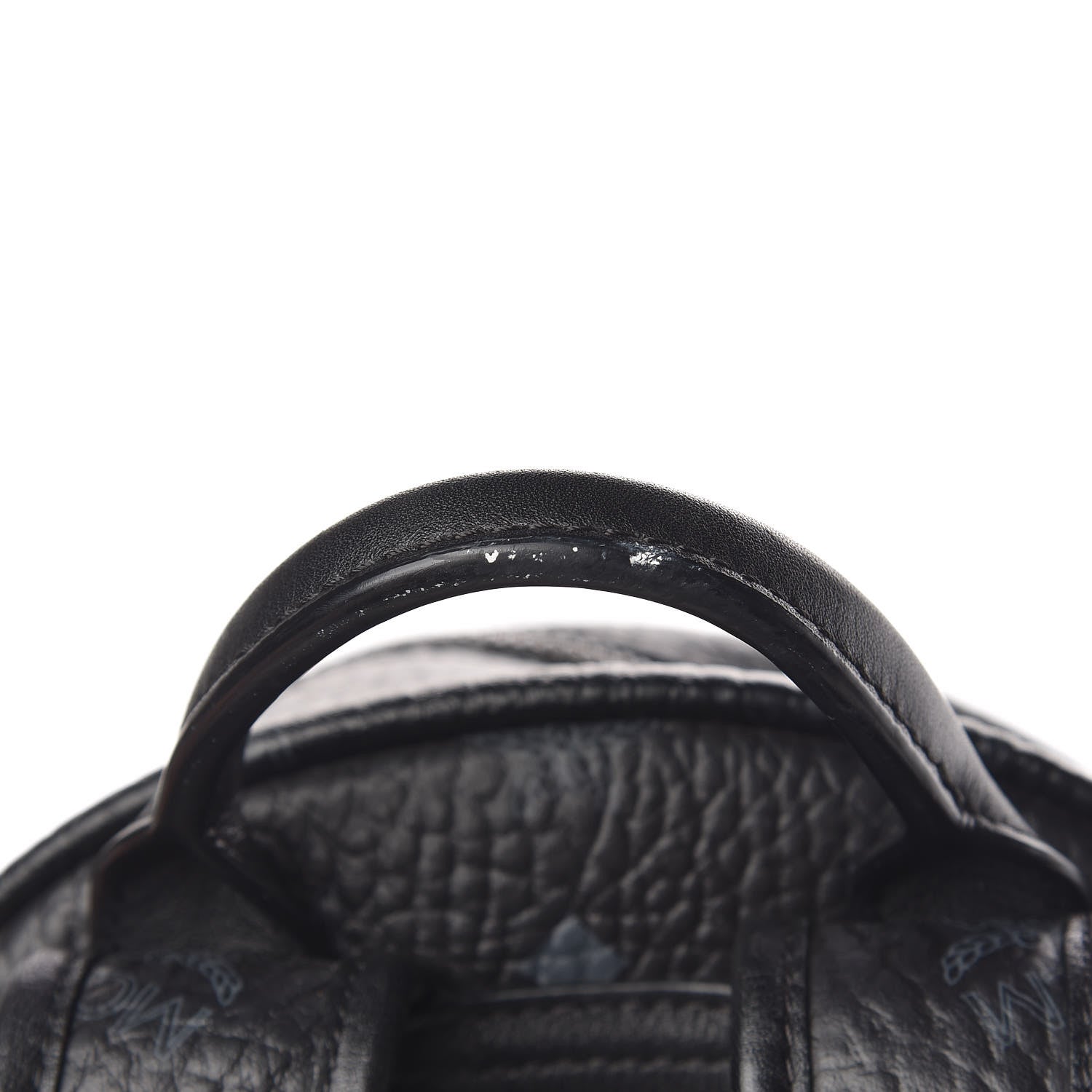 MCM Visetos Small Side Stud Stark Backpack Black 18 of 19