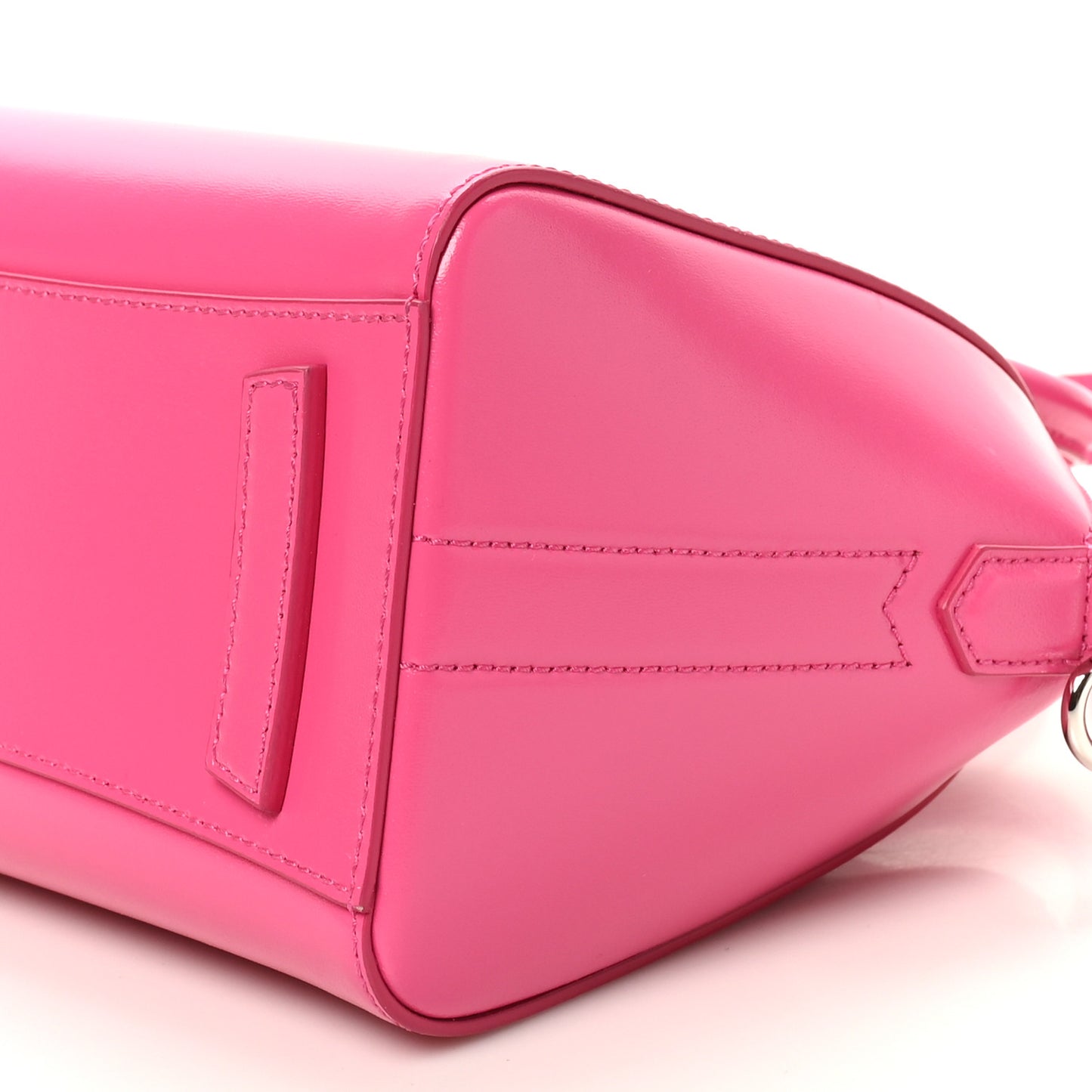 Shiny Lord Calfskin Mini Antigona Shocking Pink