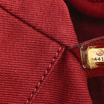 Chanel Canvas Mini Deauville Tote Red 7 of 10