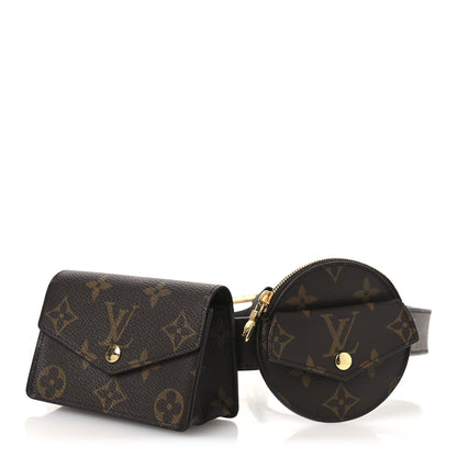 Louis Vuitton Monogram 30mm Daily Multi Pocket Belt 80 32 1 of 8