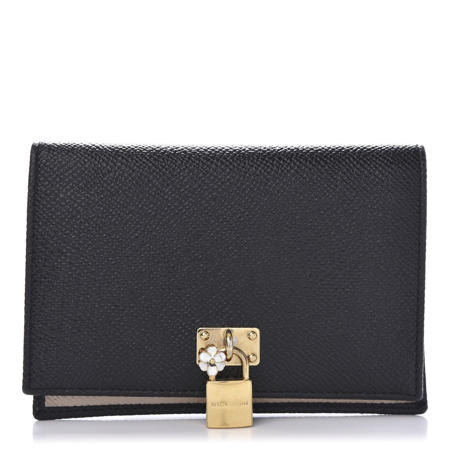Dauphine Flap Card Holder Black