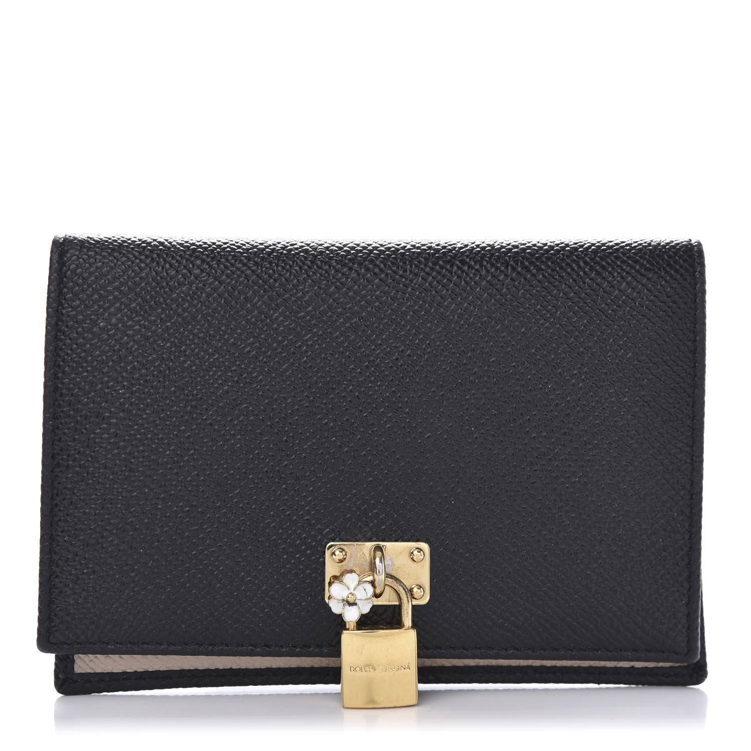 Dolce & Gabbana Dauphine Flap Card Holder Black 1 of 8