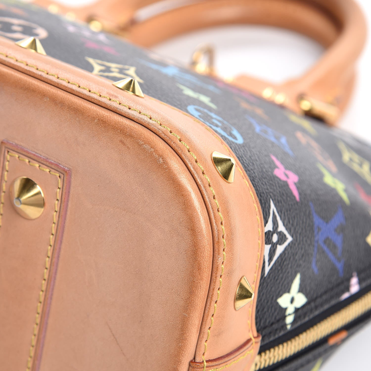 Louis Vuitton Monogram Multicolor Alma PM Black 16 of 17
