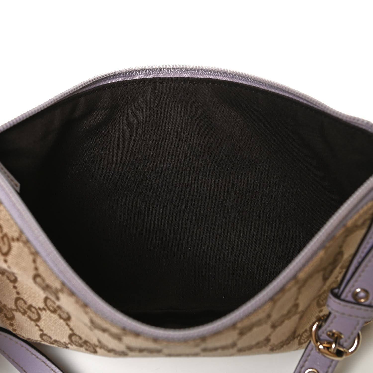 Gucci Monogram Pretty Boat Pochette Lilac 13 of 13