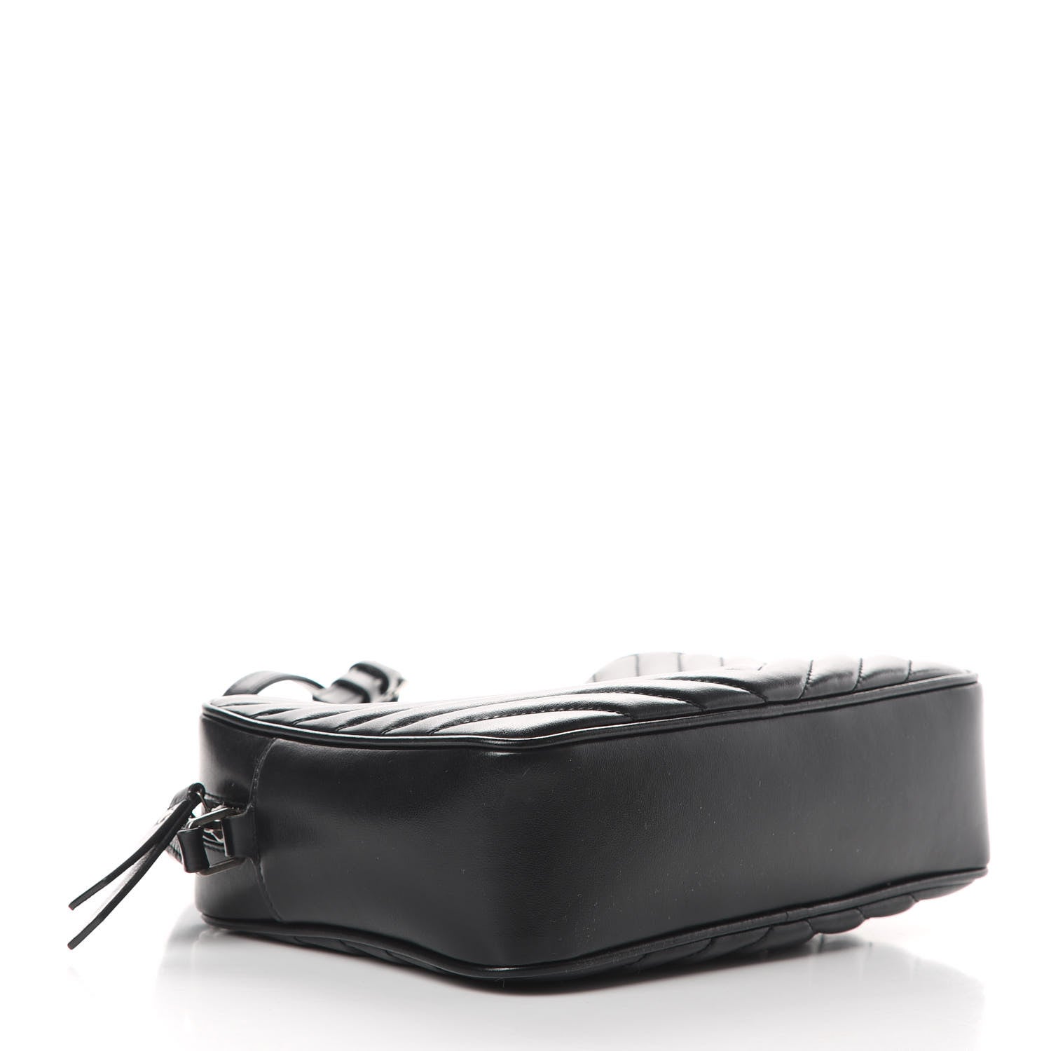 Saint Laurent Calfskin Matelasse Monogram Lou Camera Bag Black 4 of 14