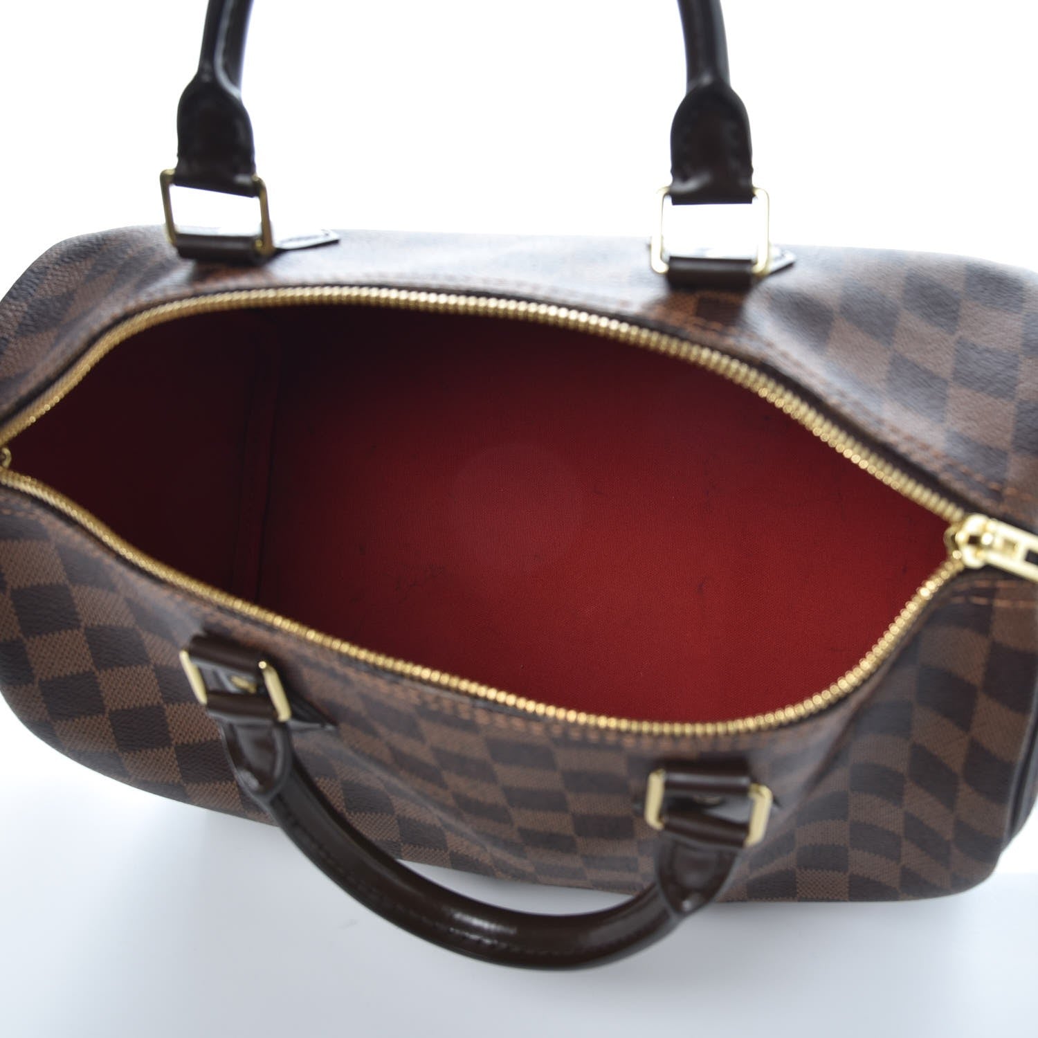 Louis Vuitton Damier Ebene Speedy Bandouliere 30 6 of 9