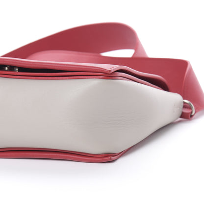 Celine Shiny Smooth Calfskin Medium Frame Shoulder Bag Poppy Red Clay 10 of 14