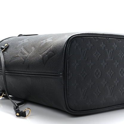 Louis Vuitton Empreinte Monogram Giant Neverfull MM Black 8 of 9