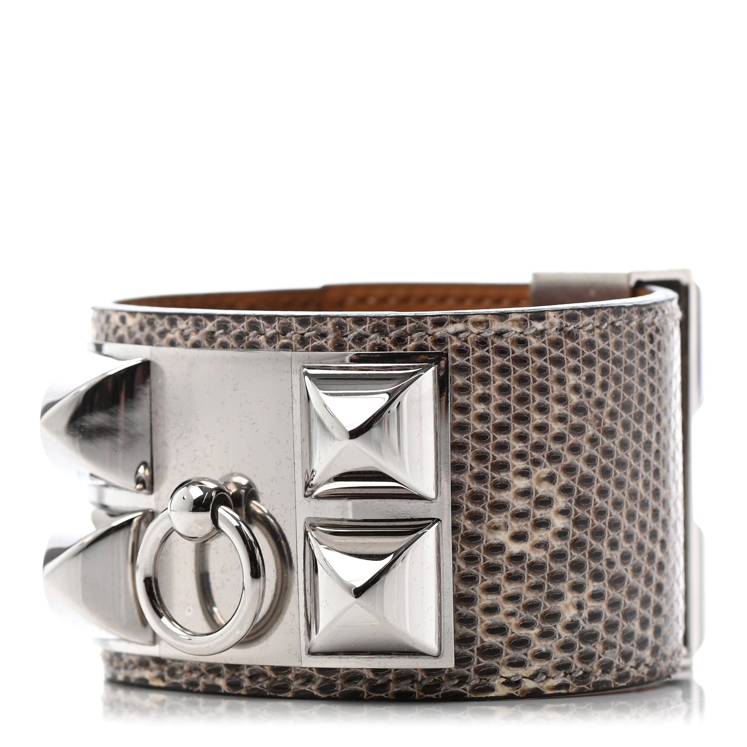 Hermes Lizard Collier De Chien CDC Bracelet Ombre 1 of 5