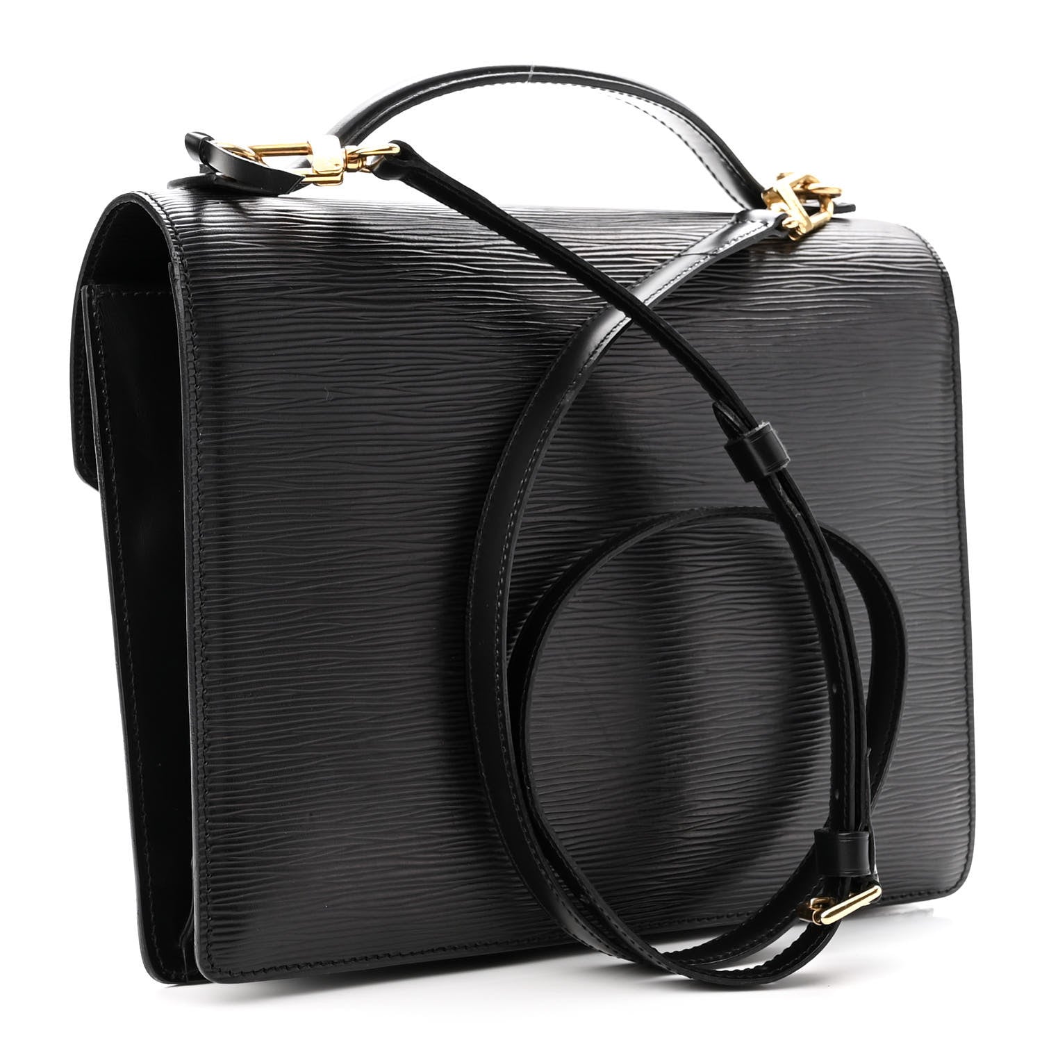 Louis Vuitton Epi Monceau Black 3 of 11