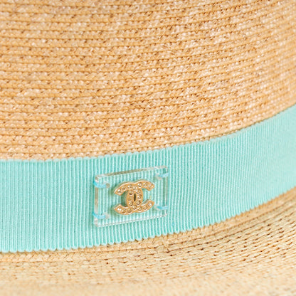 Chanel Straw CC Floppy Hat M Beige 3 of 8