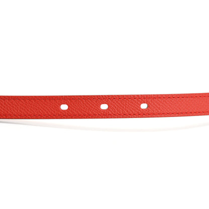 Hermes Epsom 15mm Pop H Belt 80 Orange Poppy 3 of 6