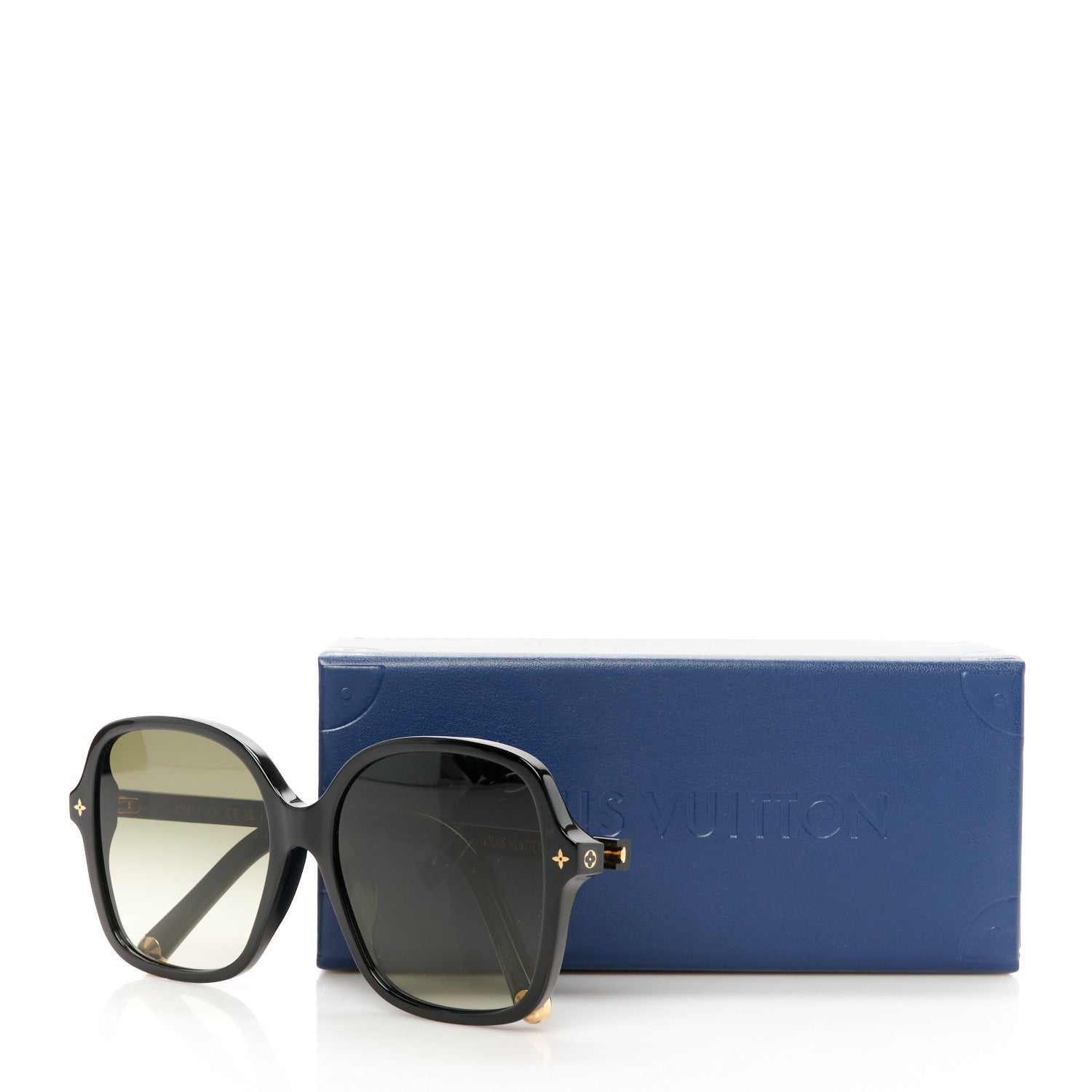 Louis Vuitton Acetate My Monogram Light Square Sunglasses Z1861E Black 8 of 8