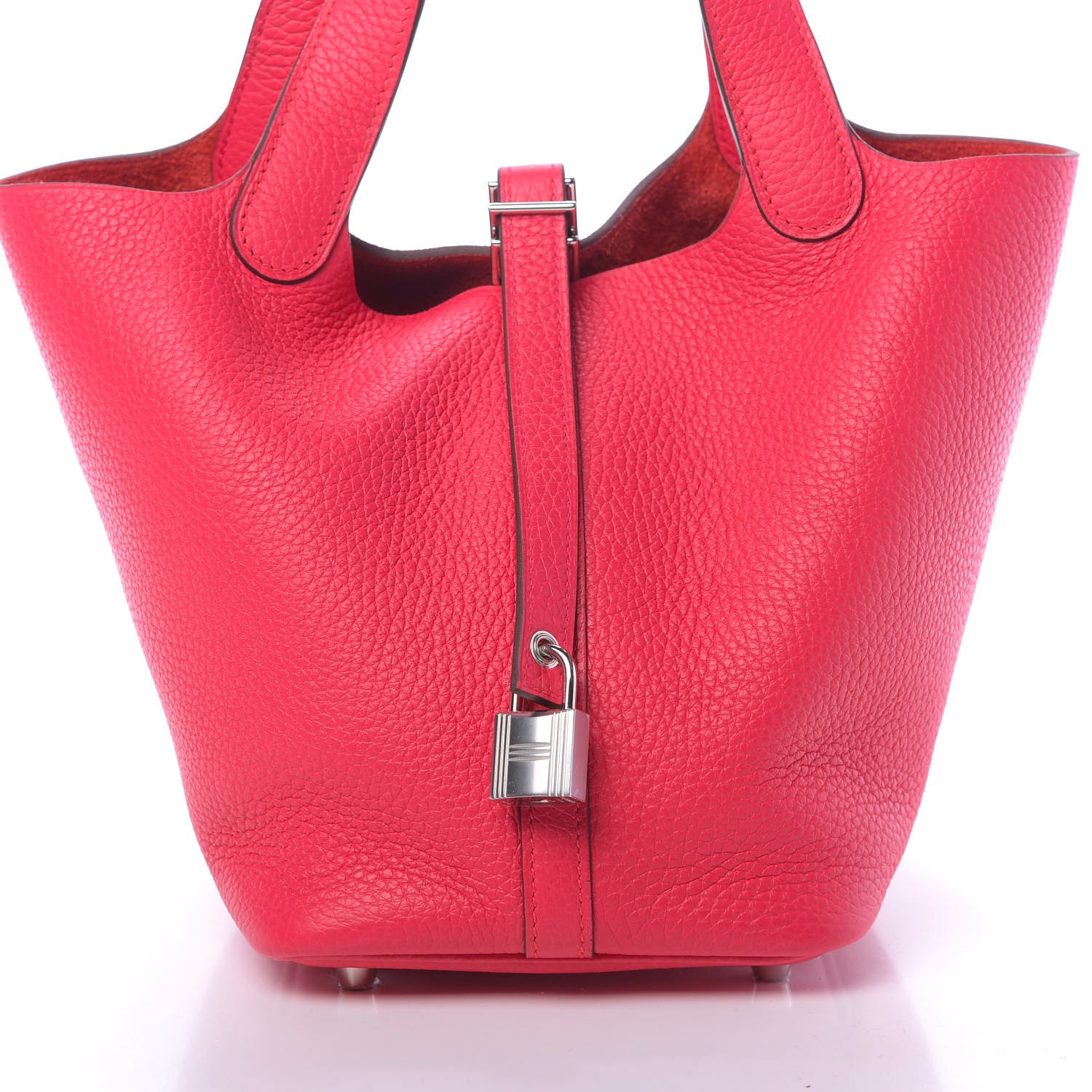 Hermes Taurillon Clemence Picotin Lock 18 PM Rose Extreme 8 of 11