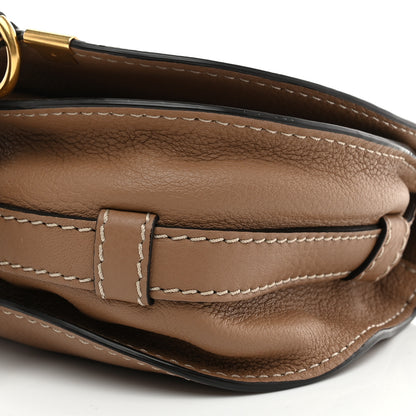 Chloe Calfskin Mini Marcie Round Crossbody Bag Nut 11 of 11