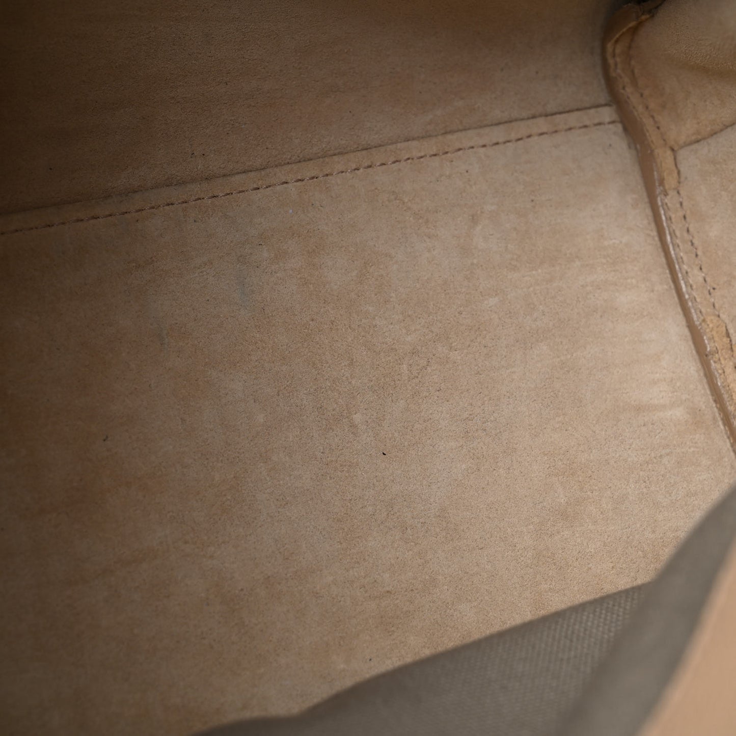 Grained Calfskin Small Supple Sac De Jour Dark Beige