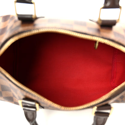 Louis Vuitton Damier Ebene Speedy Bandouliere 25 5 of 10