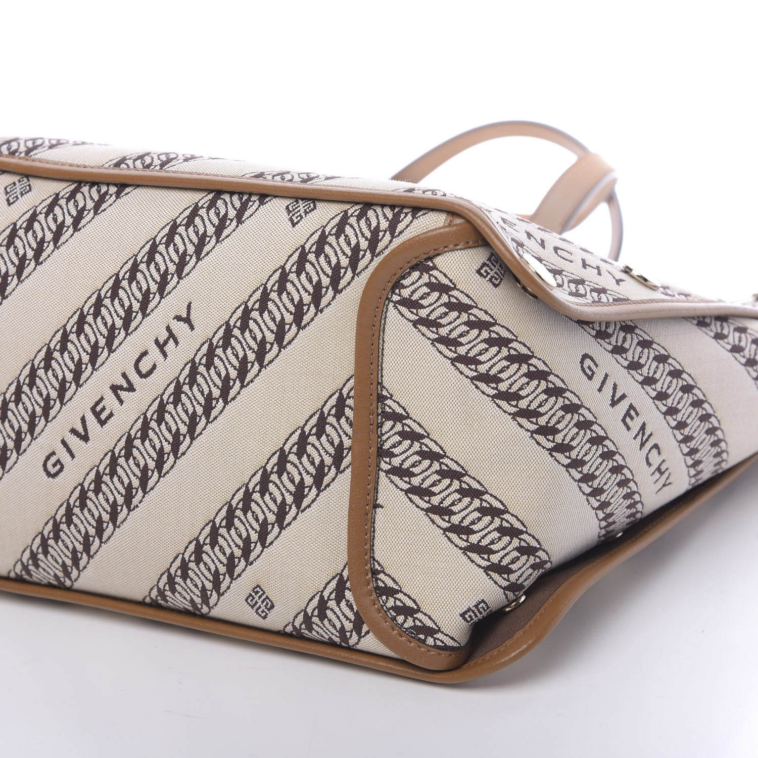 Givenchy Canvas Jacquard Medium Bond Tote Beige 12 of 12