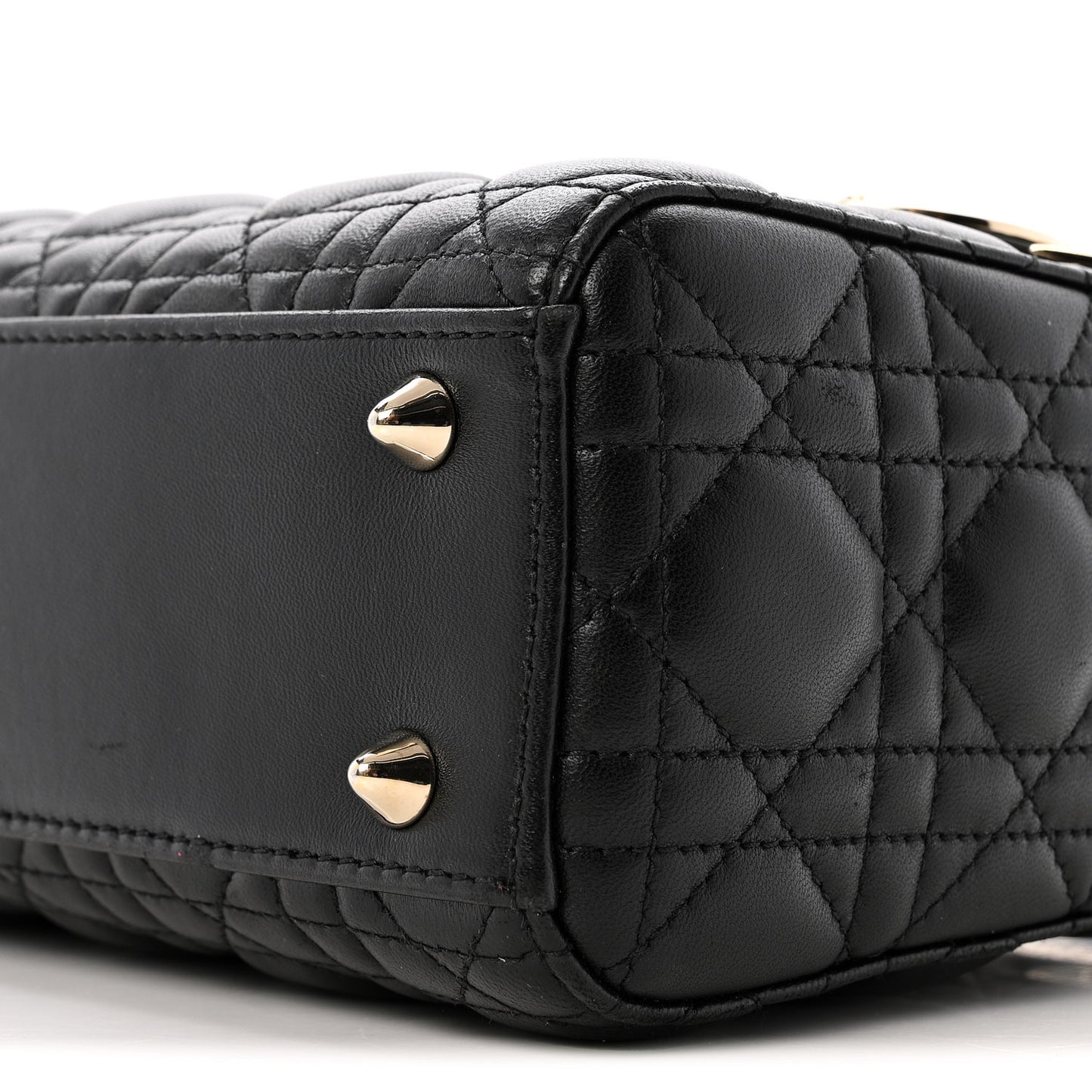 Lambskin Cannage Small My ABCDior Lady Dior Black