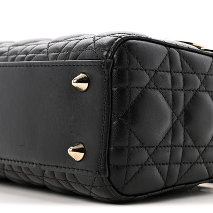 Christian Dior Lambskin Cannage Small My ABCDior Lady Dior Black 10 of 14