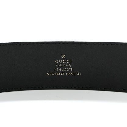 Gucci X KEN SCOTT Calfskin Double G 40mm Belt 80 32 Black Multicolor 3 of 5