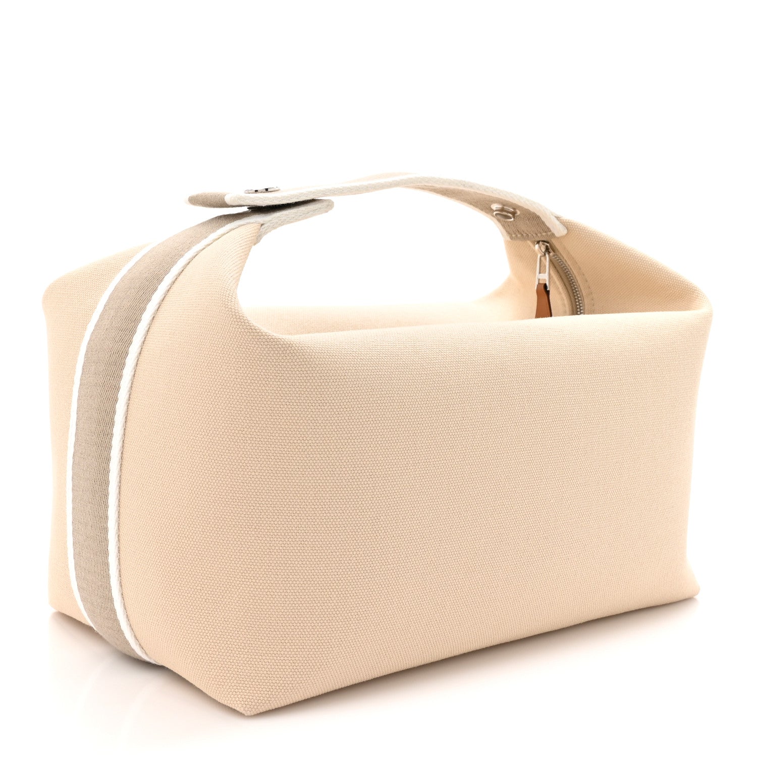 Hermes Canvas Large Bride-A-Brac Pouch Natural 3 of 9