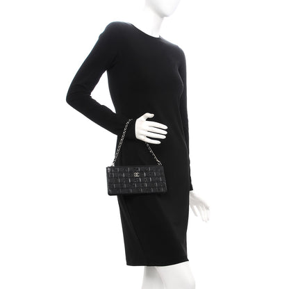 Chanel Lambskin Precious Symbols Pochette Black 2 of 8
